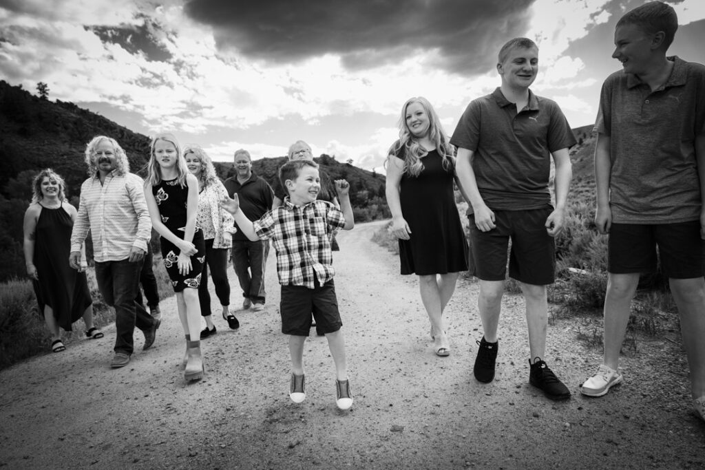 fun multi-generaltional photography in crested butte Colorado