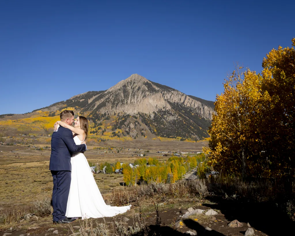 The woods walk is a very popular location to elope in Crested Butte 