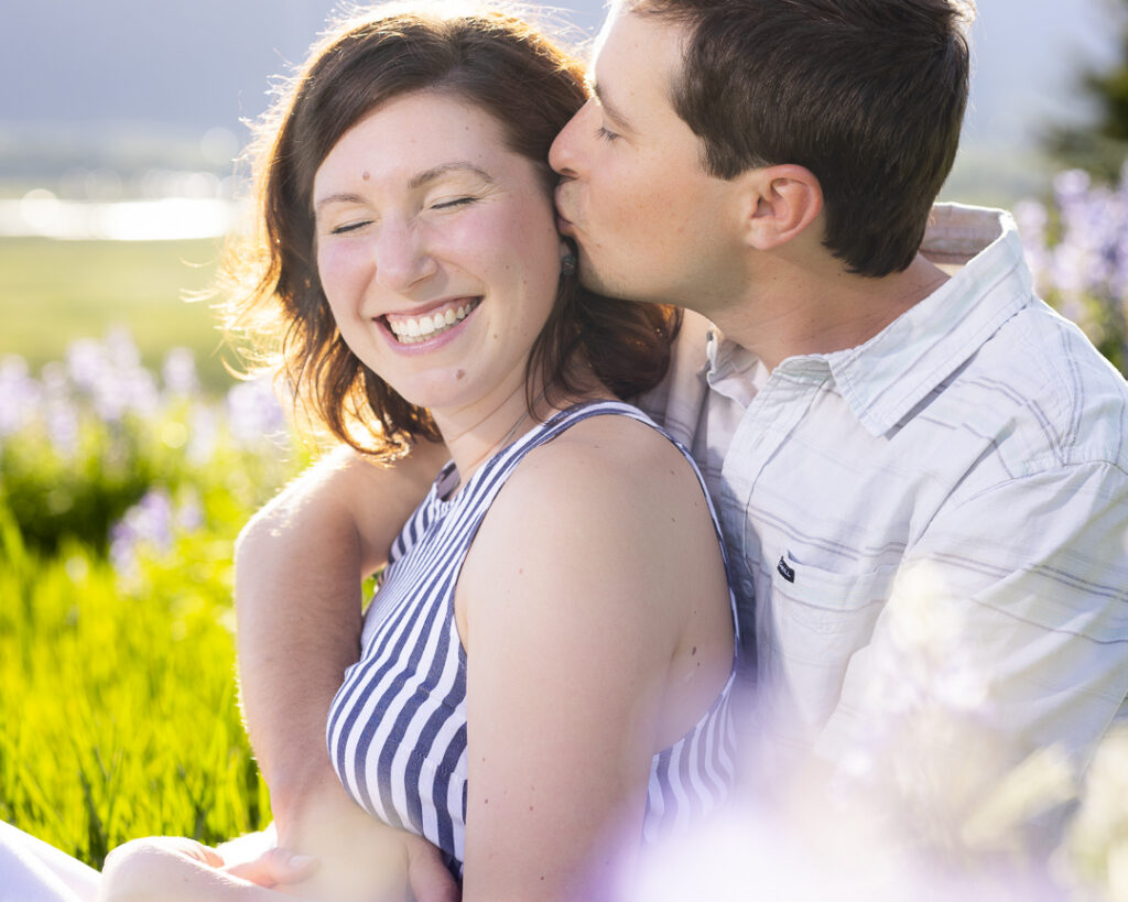 silly engagement and proposing photographs in crested butte Colorado by third eye photography