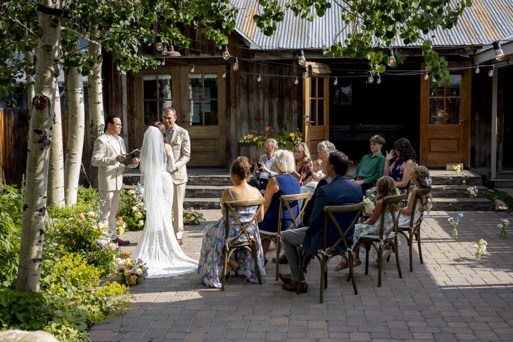 mountain-wedding-photography Micro wedding at Scarps Ridge Lodge Crested Butte Colorado by Third Eye Photography