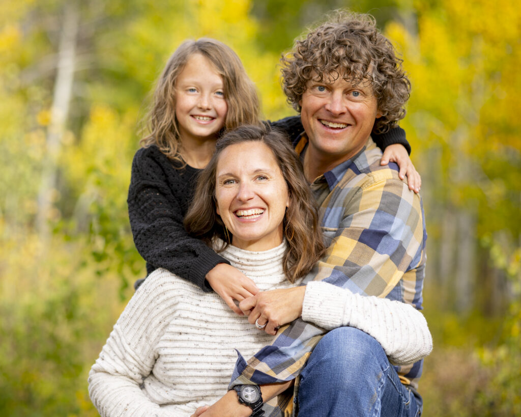 family photography in crested butte during the fall foliage