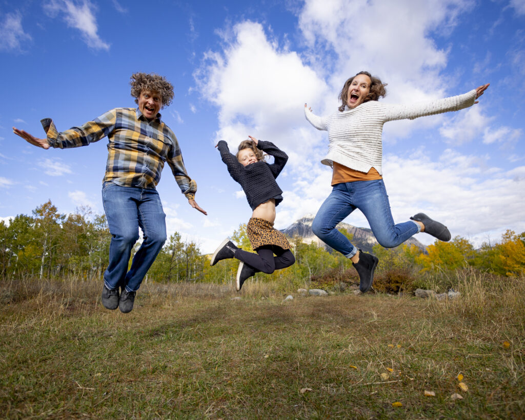 family photography in crested butte at the woods walk trail