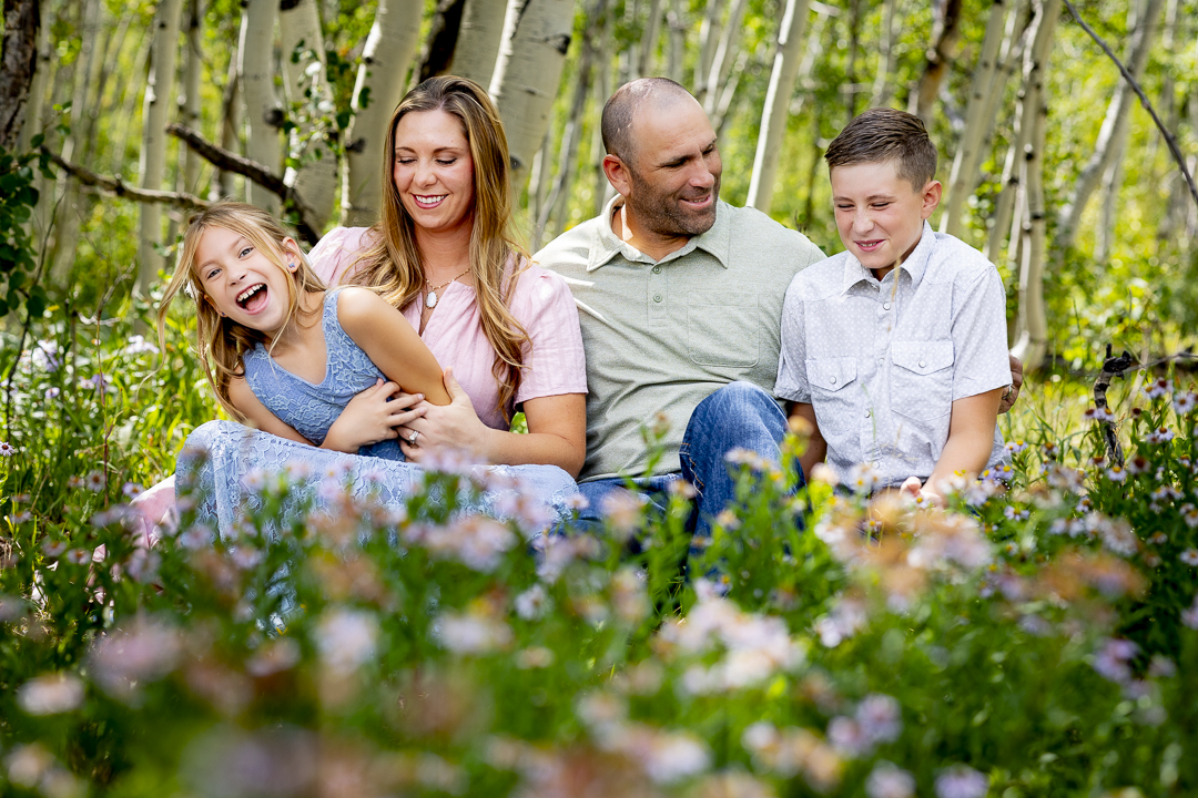 family photography sessions in crested butte during the summer