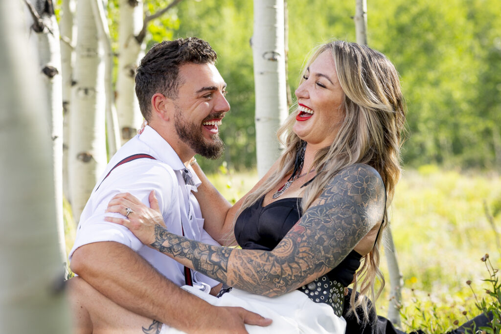 engagement photo session at the woods walk